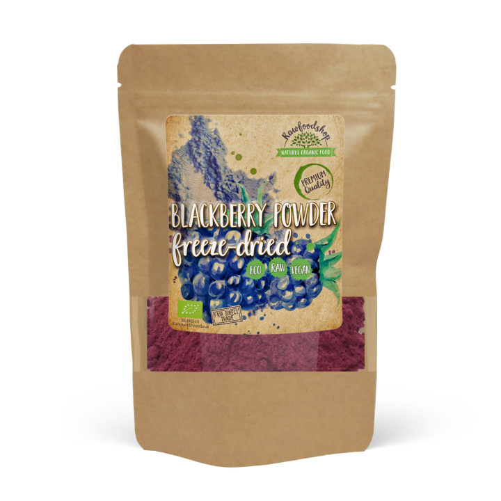 Bjørnebærpulver Frysetørket ØKO 100g i gruppen Råvarer & Drikke / Frukt og bær / Fruktpulver hos Rawfoodshop Scandinavia AB (K2007000500200-1)
