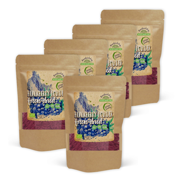Bjørnebærpulver Frysetørket ØKO 100g x 5 pakker i gruppen Råvarer & Drikke / Frukt og bær / Fruktpulver hos Rawfoodshop Scandinavia AB (K20070005002001-SET5)