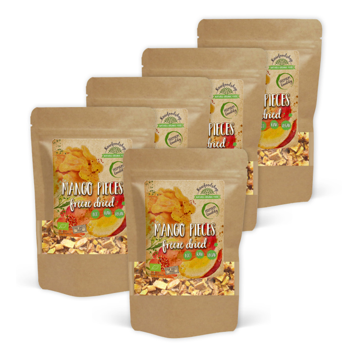 Mango Frysetørket ØKO 50g x 5 pakker i gruppen Råvarer & Drikke / Frukt og bær / Mango hos Rawfoodshop Scandinavia AB (K21180001008001-SET5)