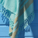 Fouta Turkuaz i Økologisk Bomull 160x80cm