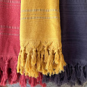 Fouta Sennep gul i Økologisk Bomull 90x170cm