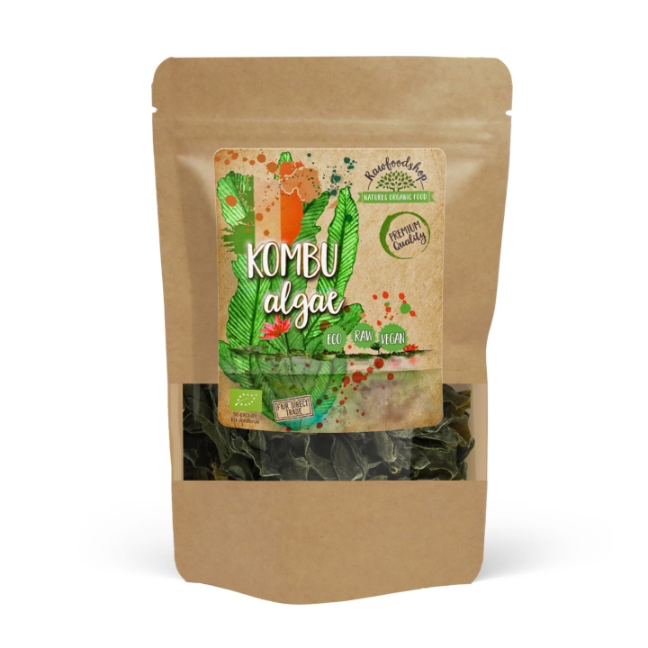 Kombu Alger ØKO 125g i gruppen Råvarer & Drikke / Helsekost / Alger & Tang hos Rawfoodshop Scandinavia AB (KOMBU01)