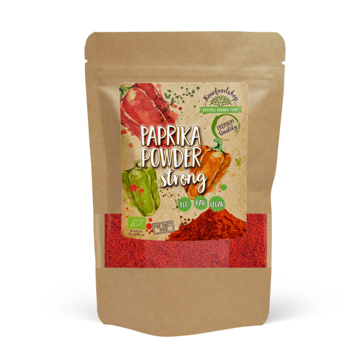Paprikapulver Sterk ØKO 50g i gruppen Råvarer & Drikke / Spiskammer / Krydder & Salt hos Rawfoodshop Scandinavia AB (KRY103)