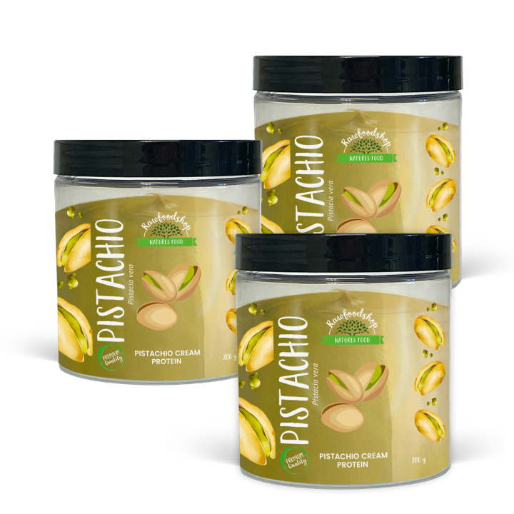 Pistasjkrem Protein 200g x 3 bokser i gruppen Råvarer & Drikke / Nøtter / Pistasjnøtter hos Rawfoodshop Scandinavia AB (L0414030012-SET3)