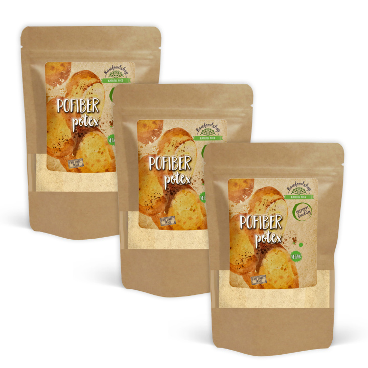 Pofiber Potex 300g x 3 pakker i gruppen Råvarer & Drikke / Baking / Mel hos Rawfoodshop Scandinavia AB (LBAK500054E-SET3)