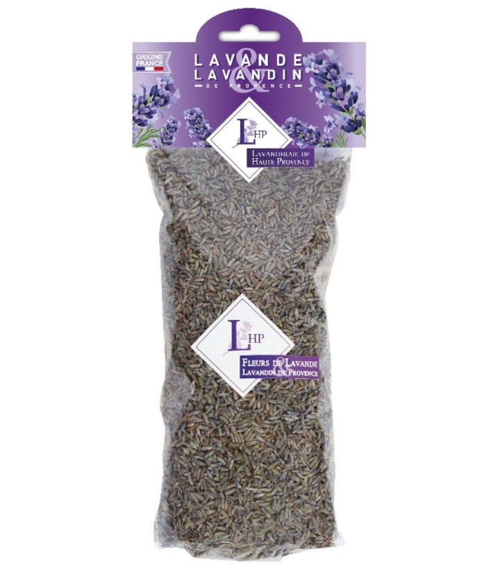 Lavendelblomster fra Provence 100g i gruppen Hud & Kropp / Naturlig DIY / Naturlige tilsetningsstoffer hos Rawfoodshop Scandinavia AB (LHP4LALI100)