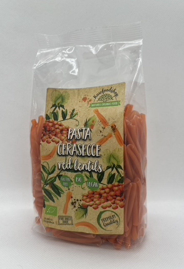 Pasta Røde Linser Casarecce ØKO 1kg x 3 pakker i gruppen Råvarer & Drikke / Spiskammer / Pasta og nudler hos Rawfoodshop Scandinavia AB (LRBCAS1KG6PZ-SET3)
