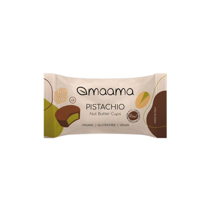 Butter cups Pistasjkrem RAW ØKO 24g i gruppen Råvarer & Drikke / Godteri og sjokolade / Sjokolade og bars hos Rawfoodshop Scandinavia AB (MAAMA01)