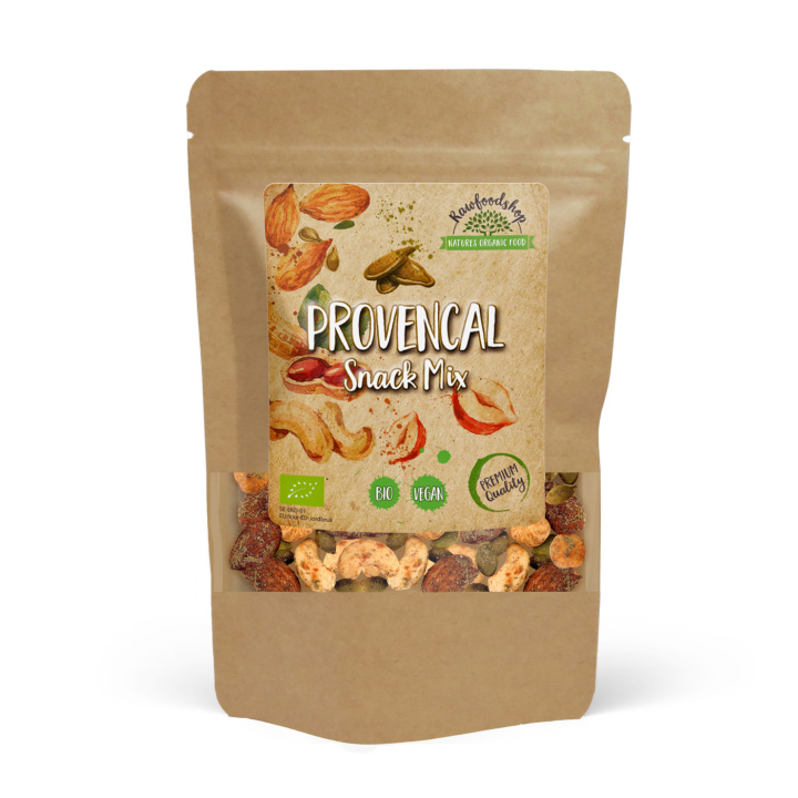 Provencal Snackmiks ØKO 200g i gruppen Råvarer & Drikke / Nøtter / Nøtteblanding hos Rawfoodshop Scandinavia AB (MELPROV5-200)
