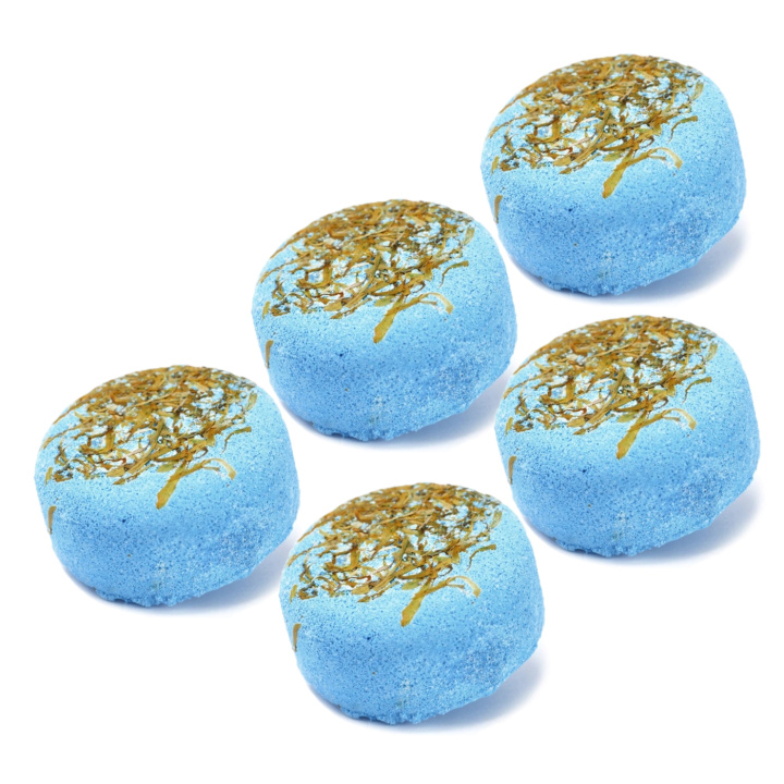 Badebombe Fizz Dream in Blue 200g x 5 stk i gruppen Hud & Kropp / Bad & Spa / badebomber & Badeskum hos Rawfoodshop Scandinavia AB (MFF06-SET5)