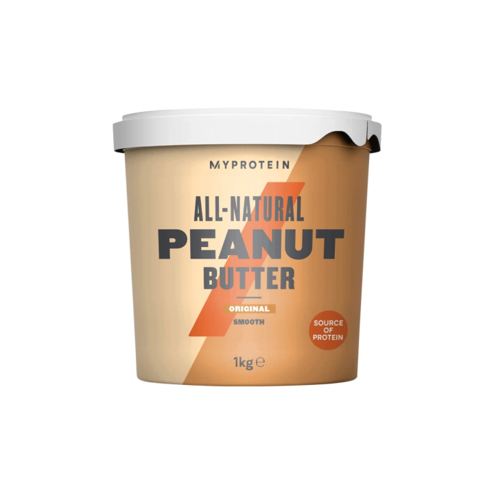 Peanøttsmør Smooth 1kg i gruppen Råvarer & Drikke / Nøtter / Nøttesmør hos Rawfoodshop Scandinavia AB (MYPROTEIN-01)