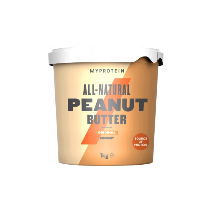Peanøttsmør Crunchy 1kg i gruppen Råvarer & Drikke / Nøtter / Nøttesmør hos Rawfoodshop Scandinavia AB (MYPROTEIN-02)