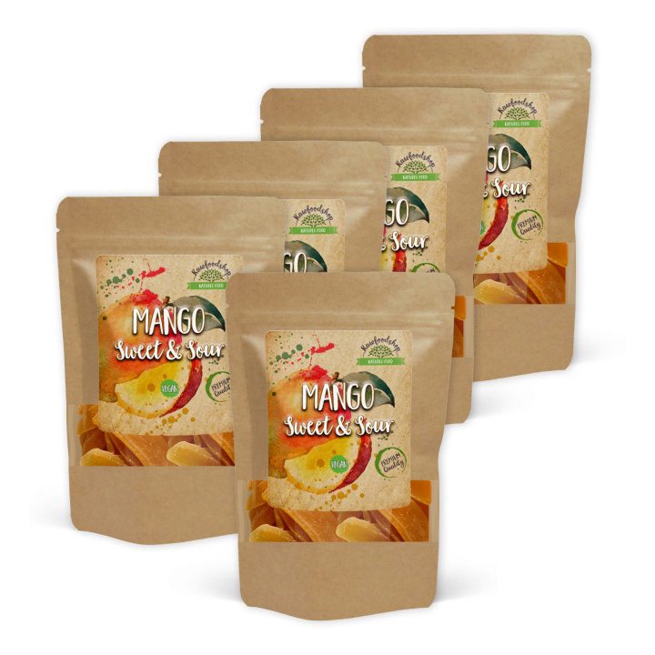 Mango Søtede 500g x 5 pakker i gruppen Råvarer & Drikke / Frukt og bær / Mango hos Rawfoodshop Scandinavia AB (NUTMAN500-SET5)