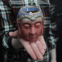 Oljebrenner Buddha Rosa & Teal