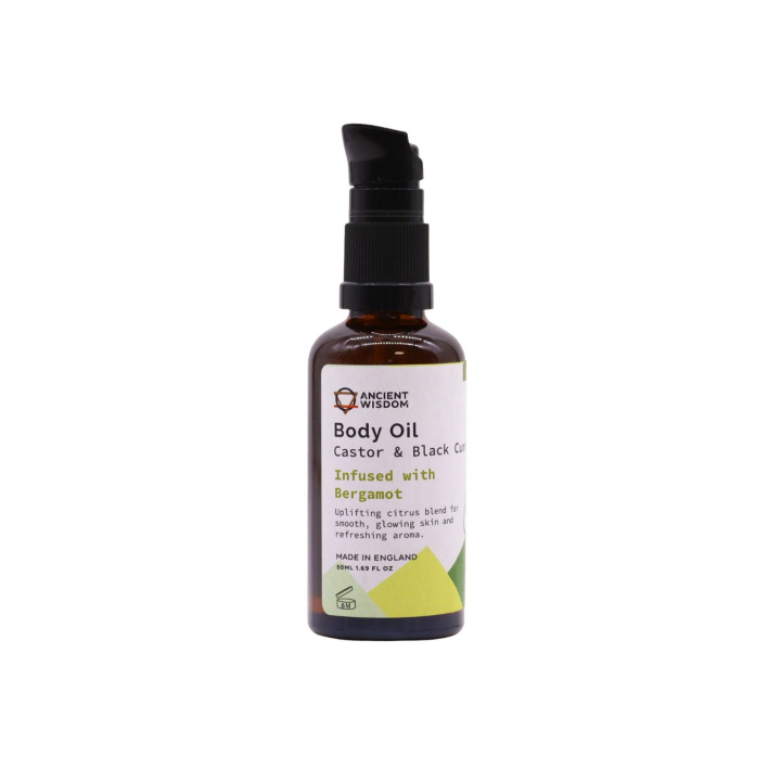 Ansikt & Kroppsolje Bergamott ØKO 50ml i gruppen OUTLET 20-80% / Hud & Kropp 20-50% / Kampanj- Hud & kropp hos Rawfoodshop Scandinavia AB (OBOUL04)