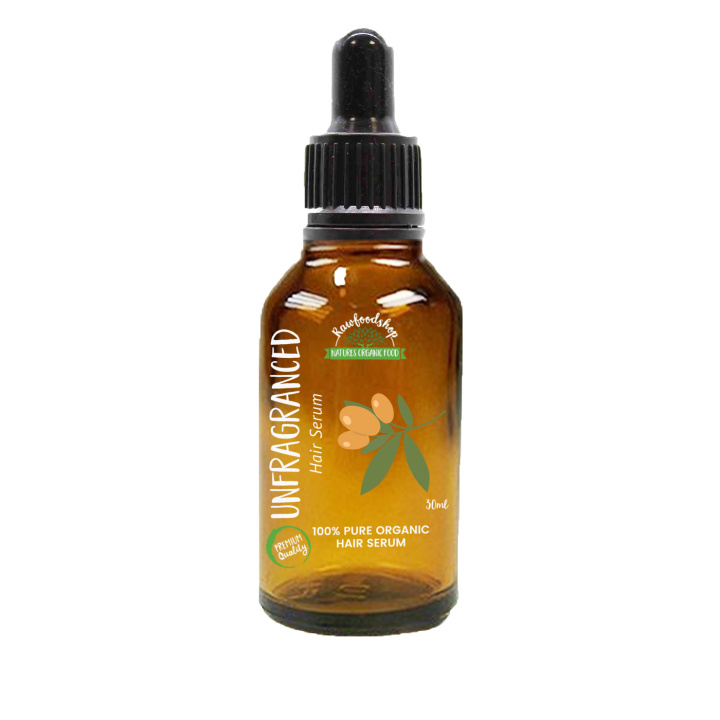 Hårserum Uparfymert ØKO 30ml i gruppen OUTLET 20-80% / Hud & Kropp 20-50% / Kampanj- Hud & kropp hos Rawfoodshop Scandinavia AB (OHSUL01)