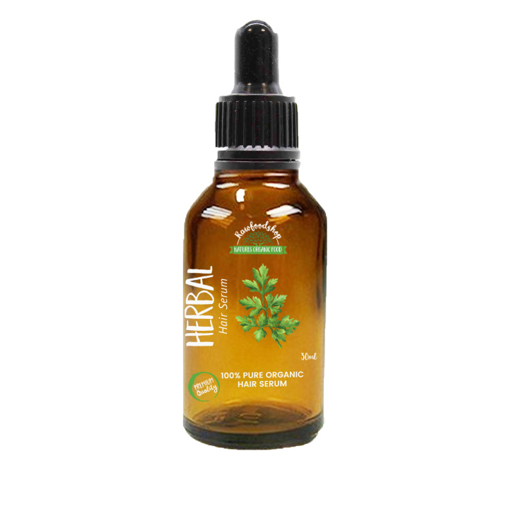 Hårserum Herbal ØKO 30ml i gruppen OUTLET 20-80% / Hud & Kropp 20-50% / Kampanj- Hud & kropp hos Rawfoodshop Scandinavia AB (OHSUL04)