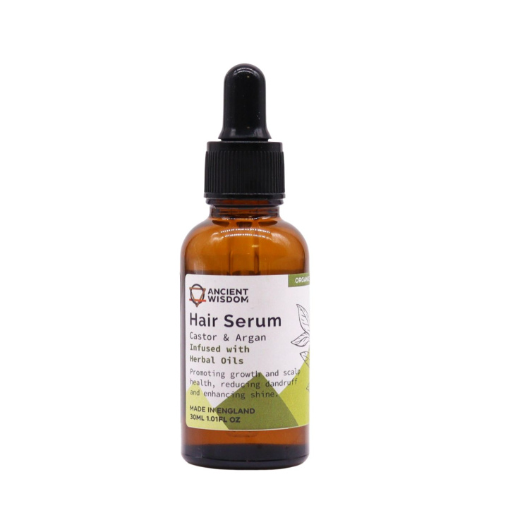 Hårserum Herbal ØKO 30ml i gruppen OUTLET 20-80% / Hud & Kropp 20-50% / Kampanj- Hud & kropp hos Rawfoodshop Scandinavia AB (OHSUL04)