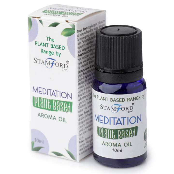 Aromaolje Plantebasert Meditation 10ml i gruppen Hjem & Sjel / Stemning & duft / Duftolje hos Rawfoodshop Scandinavia AB (OILG61)