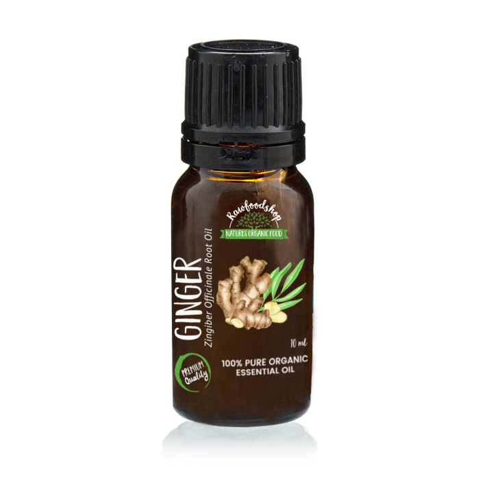 Ingefær Eterisk Olje ØKO 10ml i gruppen Hud & Kropp / Naturlig DIY / Essensielle oljer hos Rawfoodshop Scandinavia AB (ORGEOUL-19)