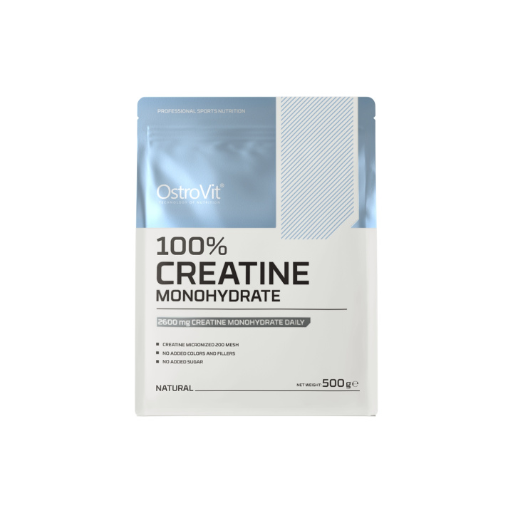 Kreatin Monohydrat Naturell 500g i gruppen Kosttilskudd / Andre kosttilskudd / Spesialtilskudd hos Rawfoodshop Scandinavia AB (OSTROVIT-01)