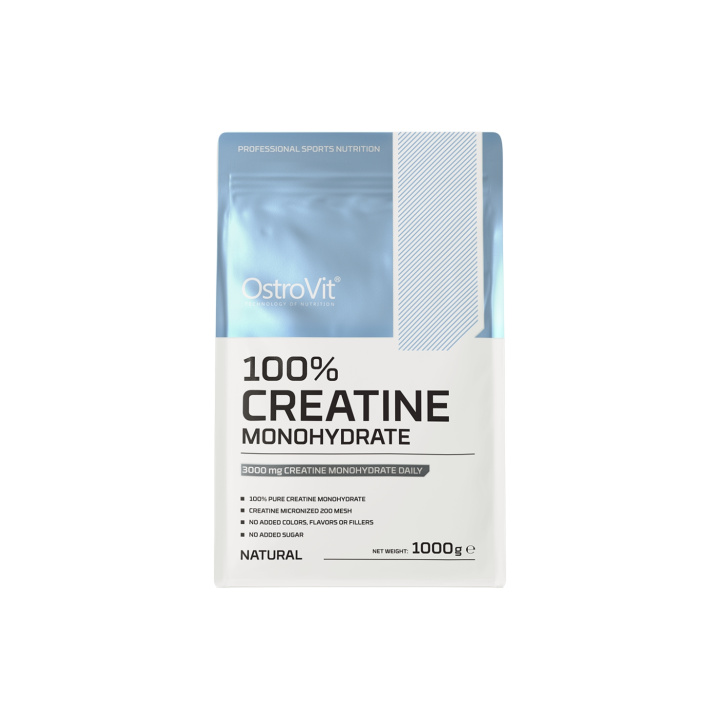 Kreatin Monohydrat Naturell 1000g i gruppen Kosttilskudd / Andre kosttilskudd / Spesialtilskudd hos Rawfoodshop Scandinavia AB (OSTROVIT-02)