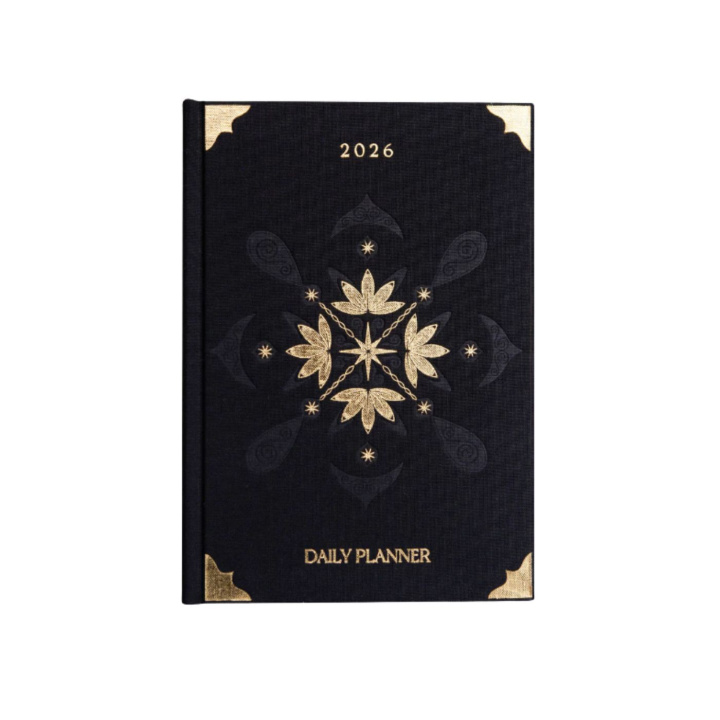 Dagbok Motivation 2026 Svart i gruppen Hjem & Sjel / Harmonisk livsstil / Bøker & journaler hos Rawfoodshop Scandinavia AB (PLANNERBLACK25)