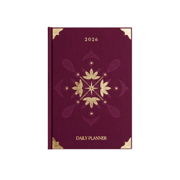 Dagbok Motivation 2026 Vinrød i gruppen Hjem & Sjel / Harmonisk livsstil / Bøker & journaler hos Rawfoodshop Scandinavia AB (PLANNERBURG25)