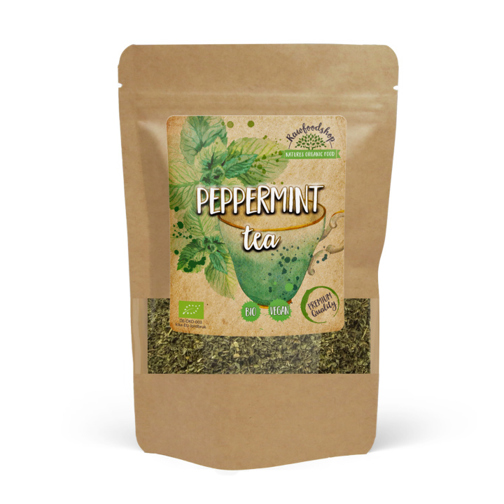 Peppermynte Te ØKO 100g i gruppen Råvarer & Drikke / Drikkevarer / Te hos Rawfoodshop Scandinavia AB (PMT10)