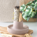 Palo Santo Røkelsesskål Greige