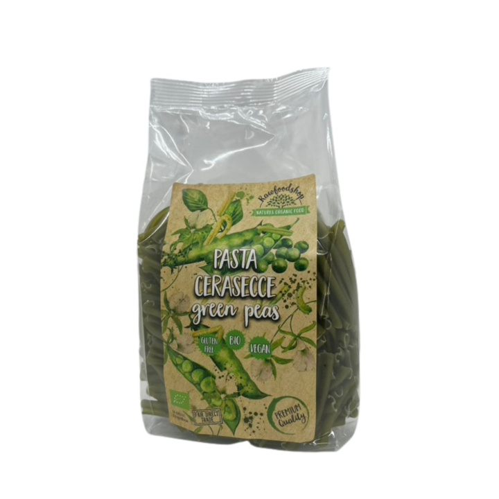 Pasta Grønne Erter Casarecce ØKO 250g i gruppen Råvarer & Drikke / Spiskammer / Pasta og nudler hos Rawfoodshop Scandinavia AB (PV-B-CAS250-18)