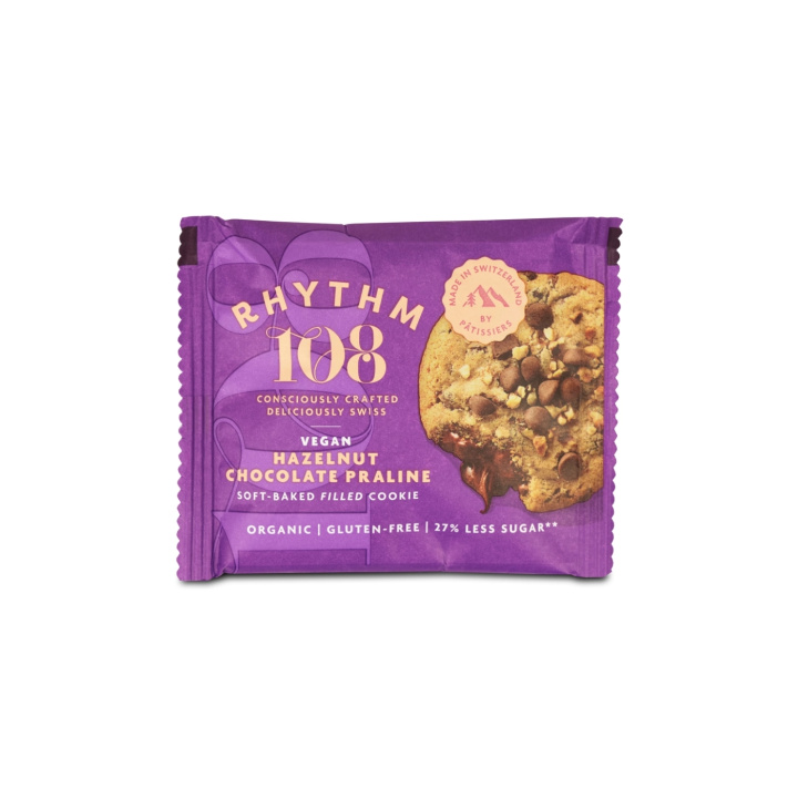 Fylt Cookie Hasselnøtt Sjokolade Praliné ØKO 50g i gruppen Råvarer & Drikke / Spiskammer / Kjeks & Kaker hos Rawfoodshop Scandinavia AB (R108SFCHC01EU)