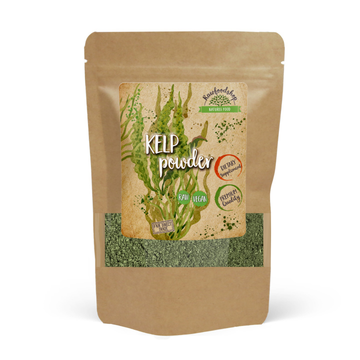 Kelp Pulver 125g i gruppen Kosttilskudd / Urter & Planter / Algetilskudd hos Rawfoodshop Scandinavia AB (RALG100217E)