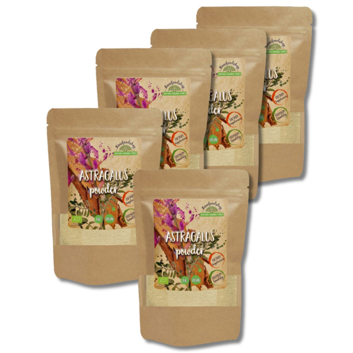Astragalus Pulver ØKO 125g x 5 pakker i gruppen Kosttilskudd / Urter & Planter / Urter hos Rawfoodshop Scandinavia AB (RAW00200-SET5)