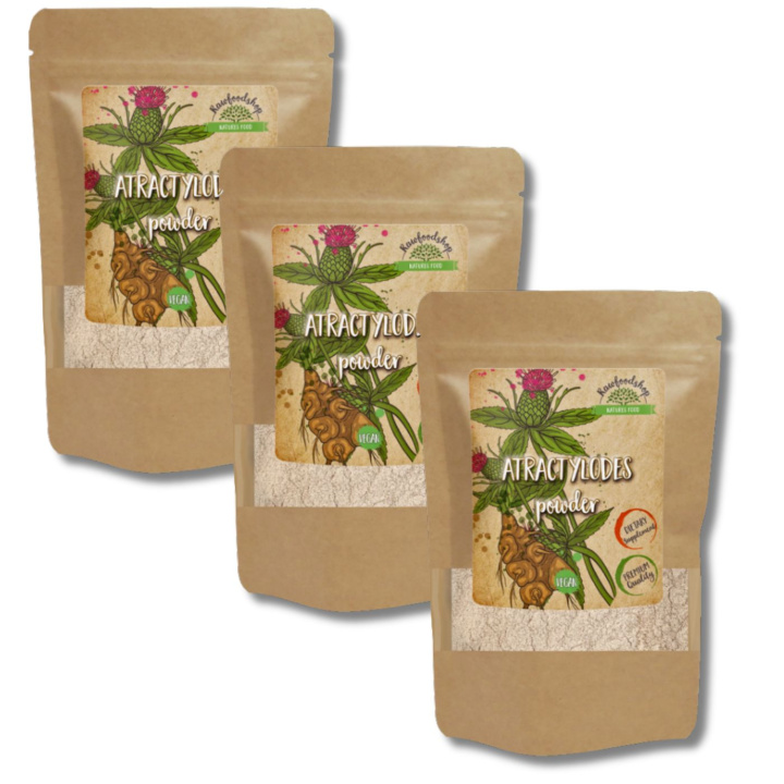 Atractylodespulver 125g x 3 pakker i gruppen Kosttilskudd / Urter & Planter / Urter hos Rawfoodshop Scandinavia AB (RAW00201-SET3)