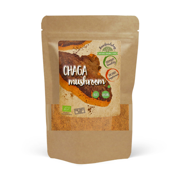 Chaga Pulver ØKO 250g i gruppen Kosttilskudd / Urter & Planter / Sopp hos Rawfoodshop Scandinavia AB (RAW00204-250)