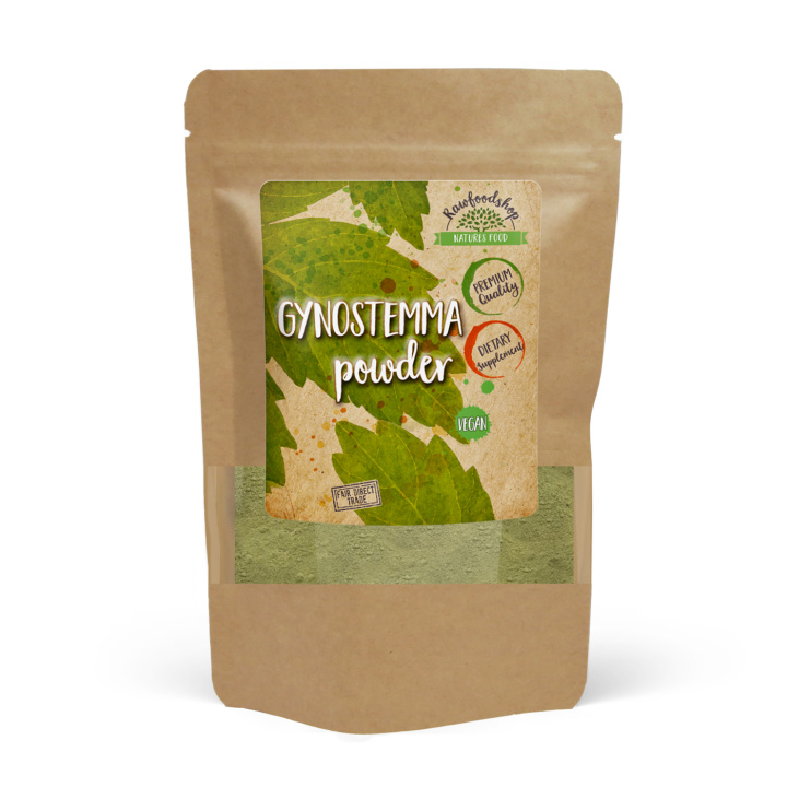 Gynostemma Pulver 125g i gruppen Kosttilskudd / Urter & Planter / Urter hos Rawfoodshop Scandinavia AB (RAW00205)