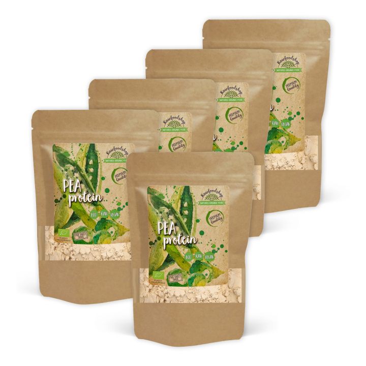 Erteprotein ØKO 1kg x 5 pakker i gruppen Råvarer & Drikke / Helsekost / Proteinpulver hos Rawfoodshop Scandinavia AB (RAW0021811-SET5)