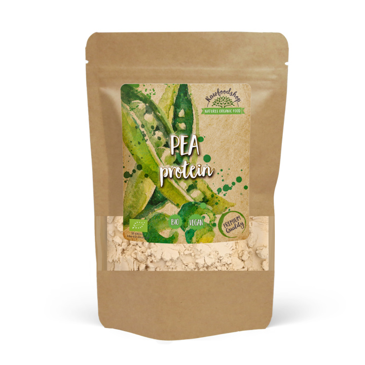 Erteprotein ØKO 500g i gruppen Råvarer & Drikke / Helsekost / Proteinpulver hos Rawfoodshop Scandinavia AB (RAW00218)