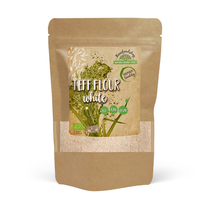 Teffmel Lyst ØKO 500g i gruppen Råvarer & Drikke / Baking / Mel hos Rawfoodshop Scandinavia AB (RAW0025)