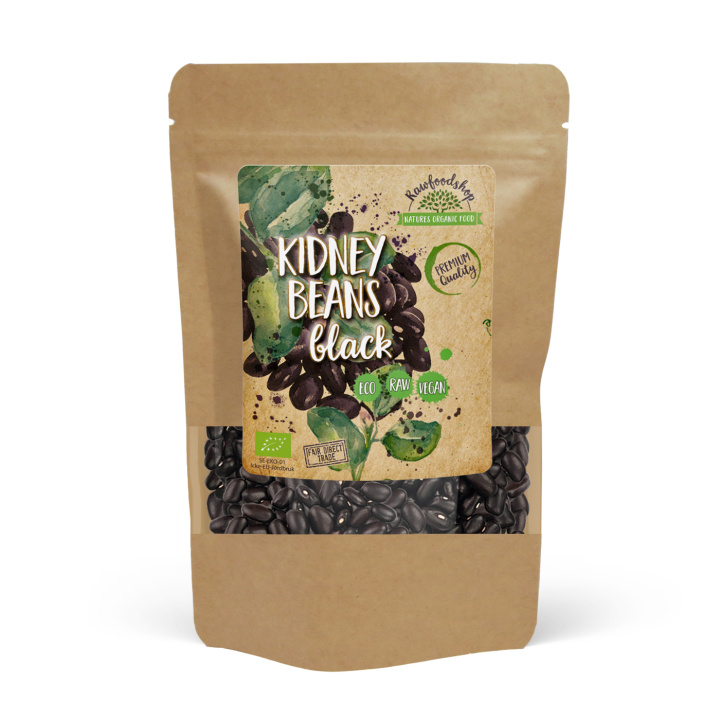 Bønner Svarte ØKO 500g i gruppen Råvarer & Drikke / Spiskammer / Belgvekster hos Rawfoodshop Scandinavia AB (RAW0028)
