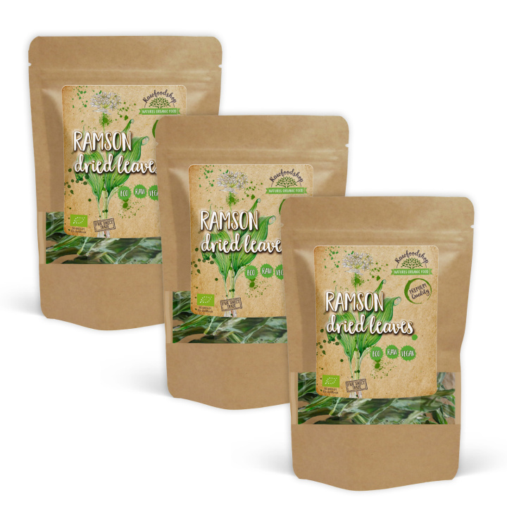 Ramsløk ØKO 50g x 3 pakker i gruppen Råvarer & Drikke / Spiskammer / Krydder & Salt hos Rawfoodshop Scandinavia AB (RAW027-SET3)