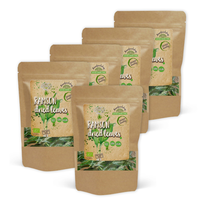 Ramsløk ØKO 50g x 5 pakker i gruppen Råvarer & Drikke / Spiskammer / Krydder & Salt hos Rawfoodshop Scandinavia AB (RAW027-SET5)
