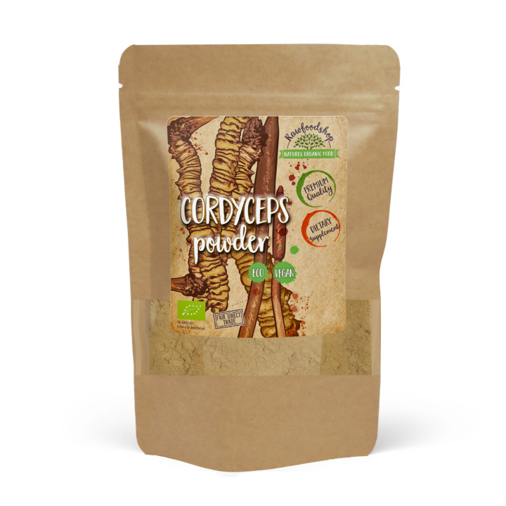 Cordyceps Pulver ØKO 250g i gruppen Kosttilskudd / Urter & Planter / Sopp hos Rawfoodshop Scandinavia AB (RAW087-250)