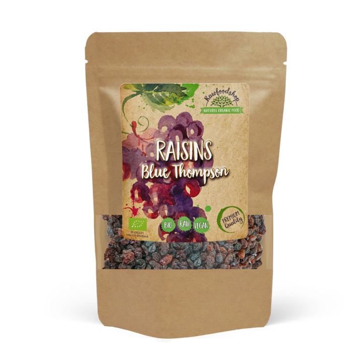 Rosiner Blue Thompson ØKO 200g i gruppen Råvarer & Drikke / Frukt og bær / Rosiner hos Rawfoodshop Scandinavia AB (RAW790079)