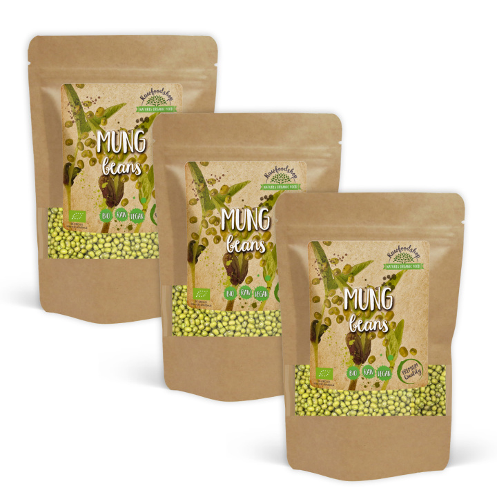 Mungbønner ØKO 1kg x 3 pakker i gruppen Råvarer & Drikke / Spiskammer / Belgvekster hos Rawfoodshop Scandinavia AB (RAW8080981-SET3)