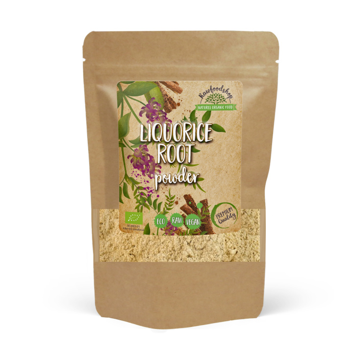 Lakrisrotpulver ØKO 125g i gruppen Råvarer & Drikke / Baking / Ingredienser Annet hos Rawfoodshop Scandinavia AB (RAW9196EKO)