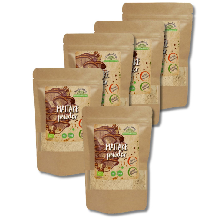 Maitake Pulver ØKO 250g x 5 pakker i gruppen Kosttilskudd / Urter & Planter / Sopp hos Rawfoodshop Scandinavia AB (RAW9301-250-SET5)