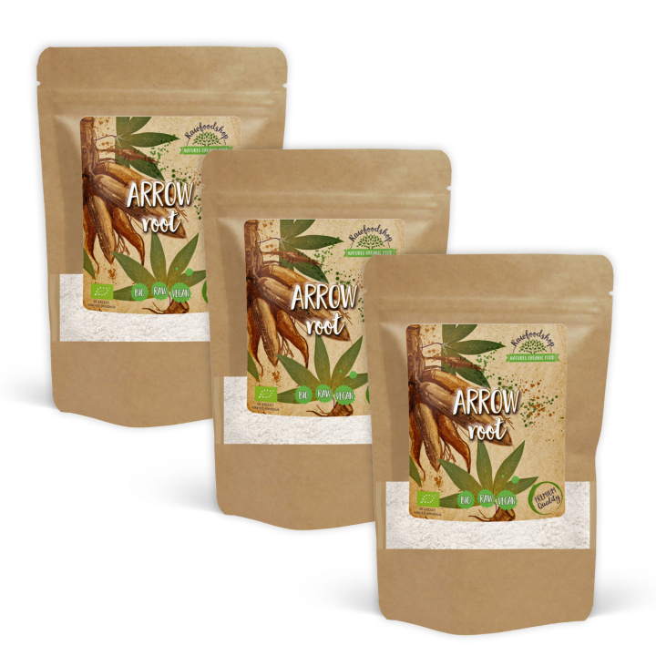 Arrowrot pulver ØKO 50g x 3 pakker i gruppen Råvarer & Drikke / Baking / Ingredienser Annet hos Rawfoodshop Scandinavia AB (RAW9365-SET3)