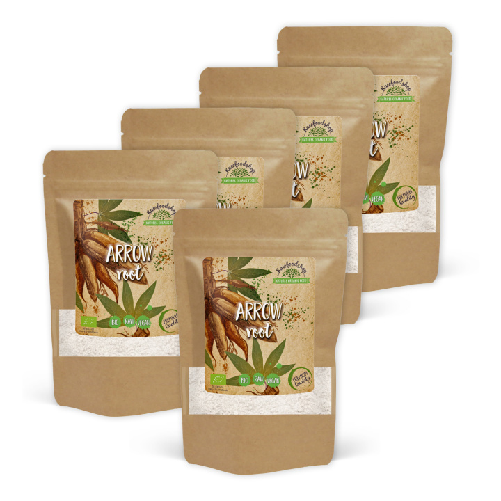 Arrowrot pulver ØKO 50g x 5 pakker i gruppen Råvarer & Drikke / Baking / Ingredienser Annet hos Rawfoodshop Scandinavia AB (RAW9365-SET5)